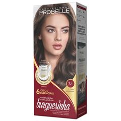 Tintura Probelle Burguesinha Sem Amonia 7.1 Louro Acinzentado