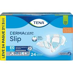 Fralda Tena Slip Dermacare E/EG Leve 24 Pague 21