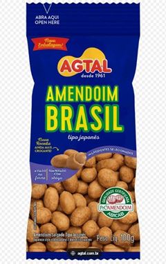 Amendoim Agtal Brasil 100g