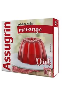 Gelatina Diet Assugrin Morango 10g
