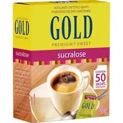 Adoçante Gold Sucralose Pó 50 Envelopes De 0,4g