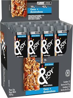 Barra & Joy Proteína Coco/Amêndoa 12 Unidades de 35g