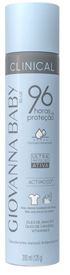 Desodorante Aerossol Giov Baby 96 Horas Blue 200ml