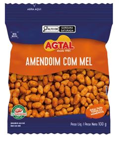 Amendoim com Mel Agtal Brasil 100g