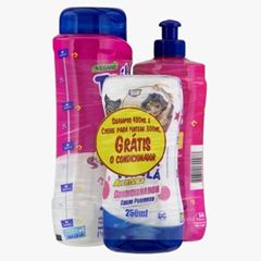Kit Tralalá Kids Hidratação Shampoo 480ML + Creme para Pentear 300ML + Condicionador 250ML