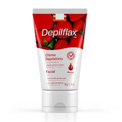Creme Depilatório Facial Depilflax Morango 50g
