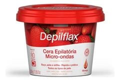 Cera Depilflax Quente Morango 200g