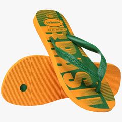 Sandália Havaianas Top Vai Brasil Amarelo Pop 35/36