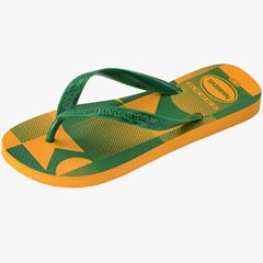 Sandália Havaianas Top Vai Brasil Amarelo Pop 35/36
