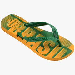 Sandália Havaianas Top Vai Brasil Amarelo Pop 37/38