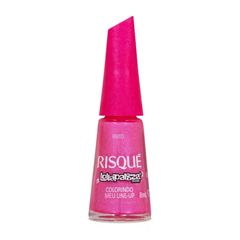 Esmalte Rosa Efeito Risqué & Lollapalooza Brasil Colorindo Meu Line Up 8ml