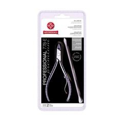 Alicate Mundial Cutícula Premium Inox Com Espátula