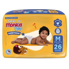 Fralda Descartável Turma da Mônica Short Jumbo G