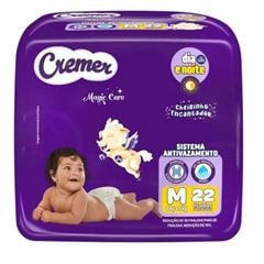 Fralda Descartável Cremer Jumbo M 22 Unidades