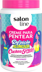 Creme Para Pentear Definicao Alongada Cachos De Sereia Condicionante 1kg
