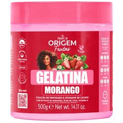 Gelatina Origem Frutas Morango 500g