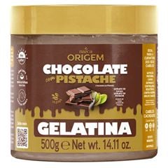 Gelatina Origem Frutas Chocolate/Pistache 500g