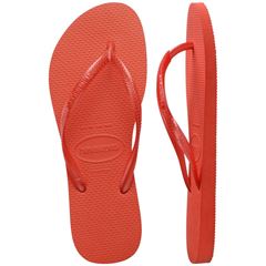 Sandália Havaianas Slim Lisa Vermelho Frevo 33/34