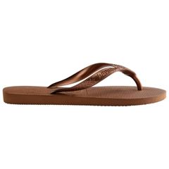 Sandália Havaianas Top Tiras Ferrugem/Cobre Metálico 33/34