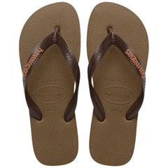 Sandália Havaianas Top Logo Pop Up Verde Marlon 41/42
