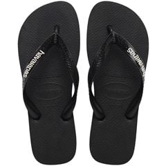 Sandália Havaianas Top Logo Pop Up Black 41/42