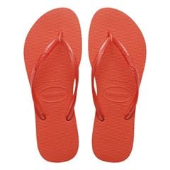 Sandália Havaianas Slim Lisa Vermelho Frevo 39/40