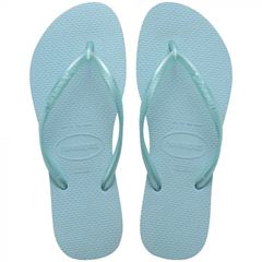 Sandália Havaianas Slim Lisa Azul Maceio 37/38