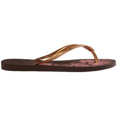 Sandália Havaianas Slim Organic Café 33/34