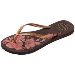 Sandália Havaianas Slim Organic Café 33/34