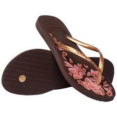 Sandália Havaianas Slim Organic Café 35/36