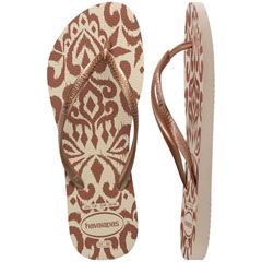Sandália Havaianas Slim Classy Essencial Bege Palha 33/34