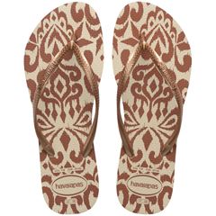 Sandália Havaianas Slim Classy Essencial Bege Palha 35/36