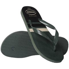 Sandália Havaianas Color Essencial Verde Oliva/Verde Oliva 39/40