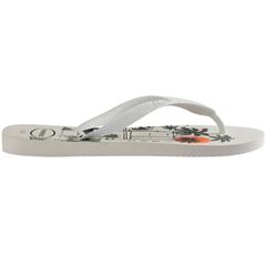Sandália Havaianas Aloha Branco/Verde Olive 37/38