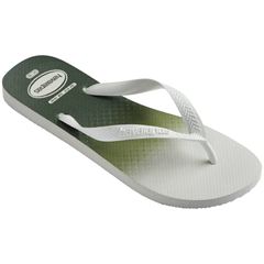 Sandália Havaianas Top Basic Branco/Branco/Verde 37/38