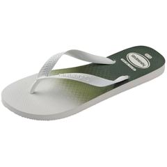 Sandália Havaianas Top Basic Branco/Branco/Verde 39/40