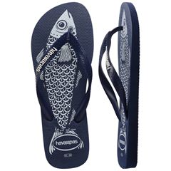 Sandália Havaianas Top Nautical Marinho/Branco 41/42