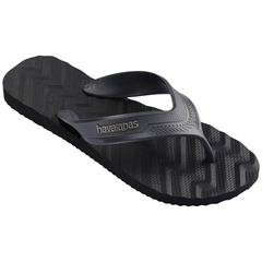 Sandália Havaianas Track Waves Preto/Cinza Chumbo 37/38