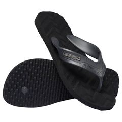 Sandália Havaianas Track Waves Preto/Cinza Chumbo 37/38