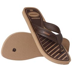 Sandália Havaianas City Basic Rose Gold/Café 37/38