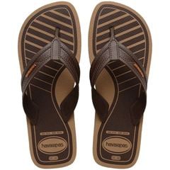 Sandália Havaianas City Basic Rose Gold/Café 43/44