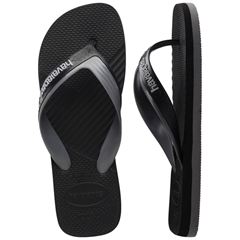 Sandália Havaianas Dual Cinza Aço/Preto 37/38