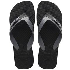 Sandália Havaianas Dual Cinza Aço/Preto 37/38