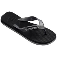 Sandália Havaianas Dual Cinza Aço/Preto 39/40