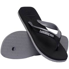 Sandália Havaianas Dual Cinza Aço/Preto 39/40