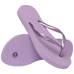 Sandália Havaianas Kids Slim Lisa Roxo Fantasy 23/24