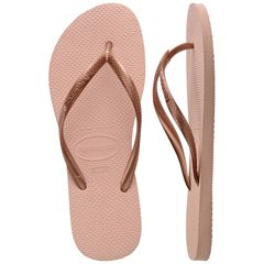 Sandália Havaianas Kids Slim Lisa Rosa Ballet 23/24