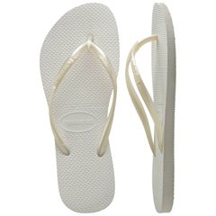 Sandália Havaianas Kids Slim Lisa Branco 31/32