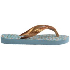 Sandália Havaianas Kids Flores Azul Maceió 25/26