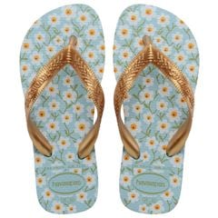 Sandália Havaianas Kids Flores Azul Maceió 25/26